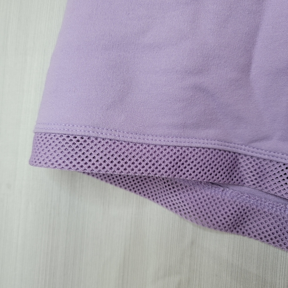 Bebe cotton blend drawstring shorts in lavender size medium - Picture 4 of 7